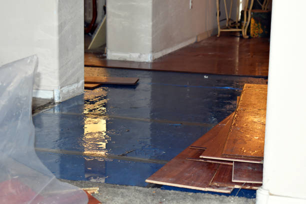 Professional Water Damage Restoration technician working in Kimberly, WV